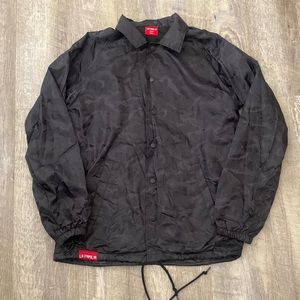 La Familia Camo Windbreaker Coaches Jacket